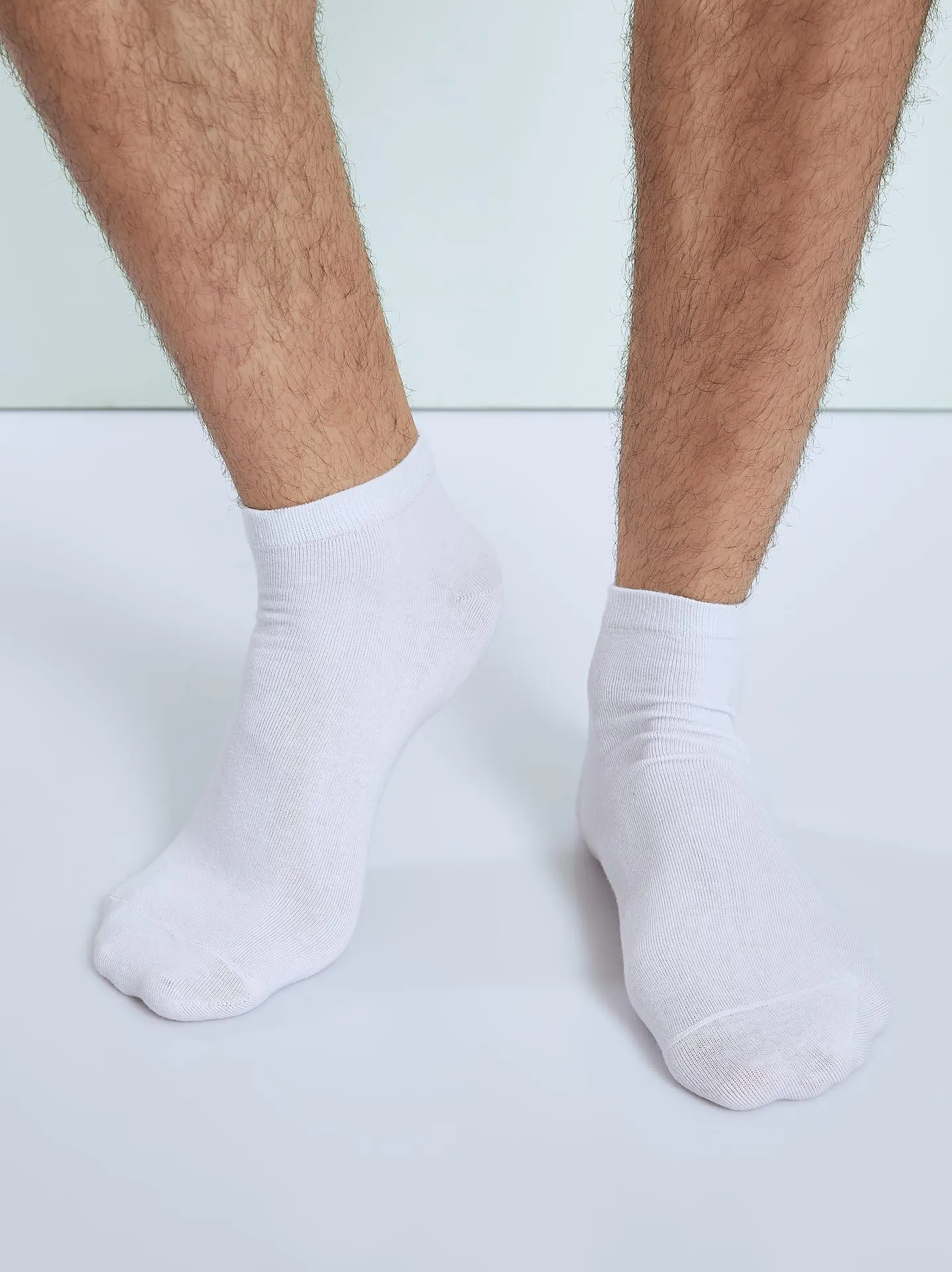 Σετ με 3 ζευγάρια ανδρικές κάλτσες μονόχρωμες σε σετ 4