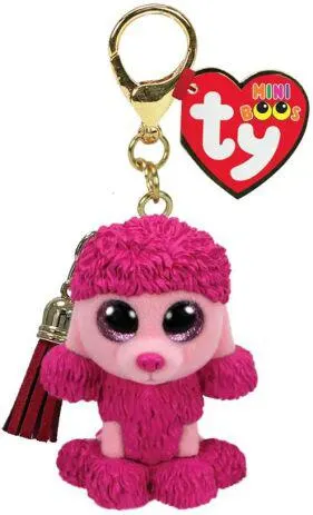 Λούτρινο Mini Boos Κλιπ Χάσκι Ροζ (1607-25073)