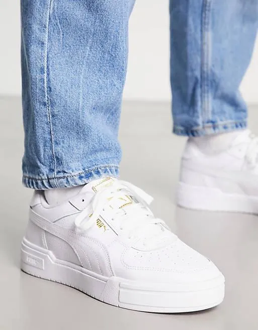 Puma CA Pro trainers in triple white