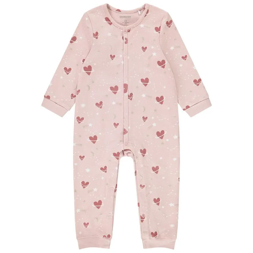 Φορμάκι molleton με σχέδιο καρδιές για bebe κορίτσι