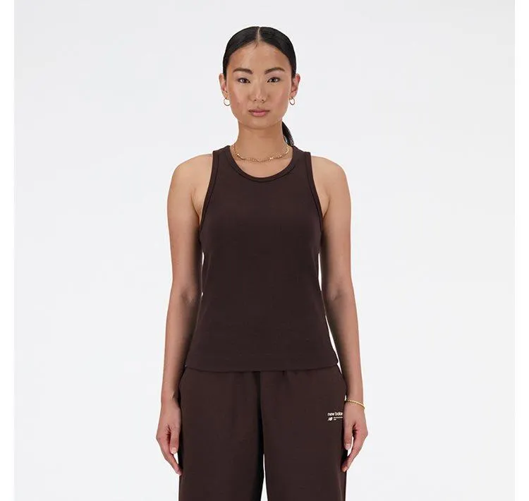 Linear Heritage Rib Knit Racer Tank