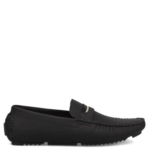 Μαύρο ανδρικό μοκασίνι ST1122-14