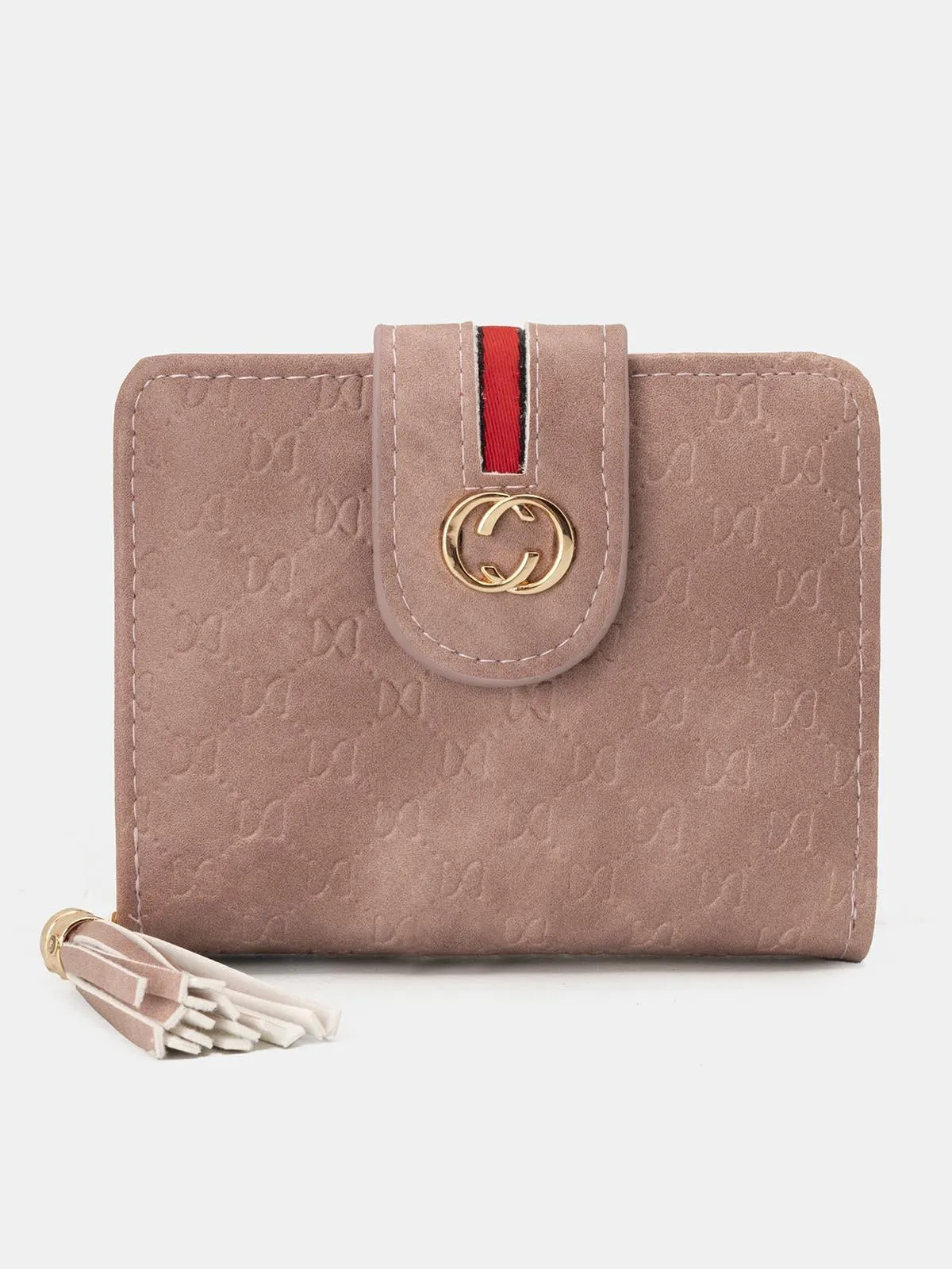 Διθέσιο μικρό πορτοφόλι με ανάγλυφο σχέδιο