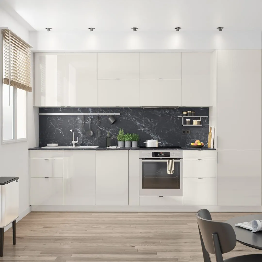 Σύνθεση κουζίνας Delinia ID στα μέτρα σου Sevilla white