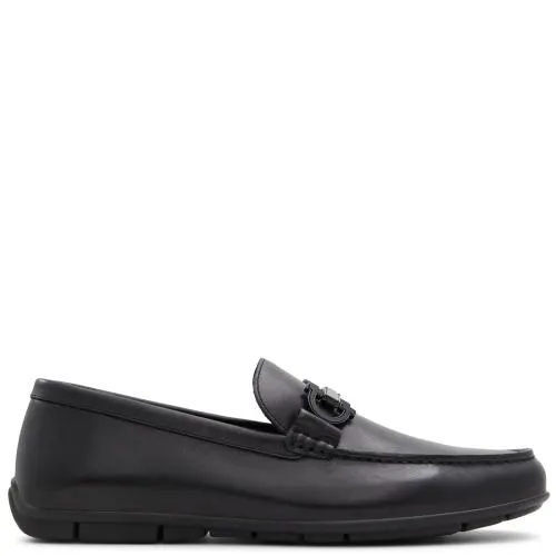 Ανδρικό δερμάτινο μαύρο μοκασίνι MAGUIRE 100001470-014