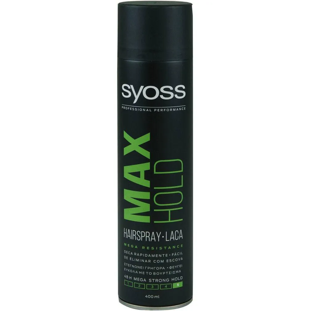Λακ μαλλιών SYOSS max hold (400ml)