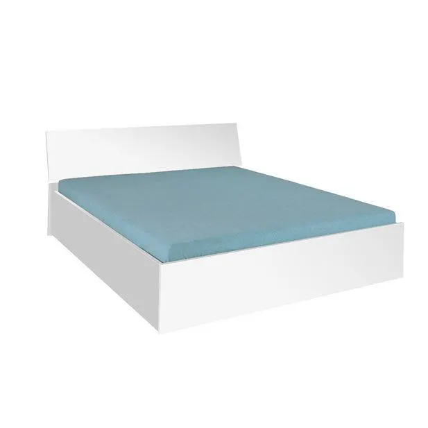 Κρεβάτι Διπλό Dahlia Λευκό Με αποθηκευτικό χώρο και μηχανισμό ανύψωσης