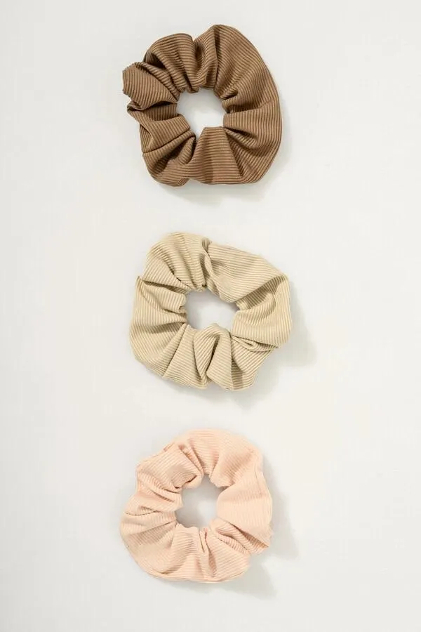 Σετ 3 scrunchies