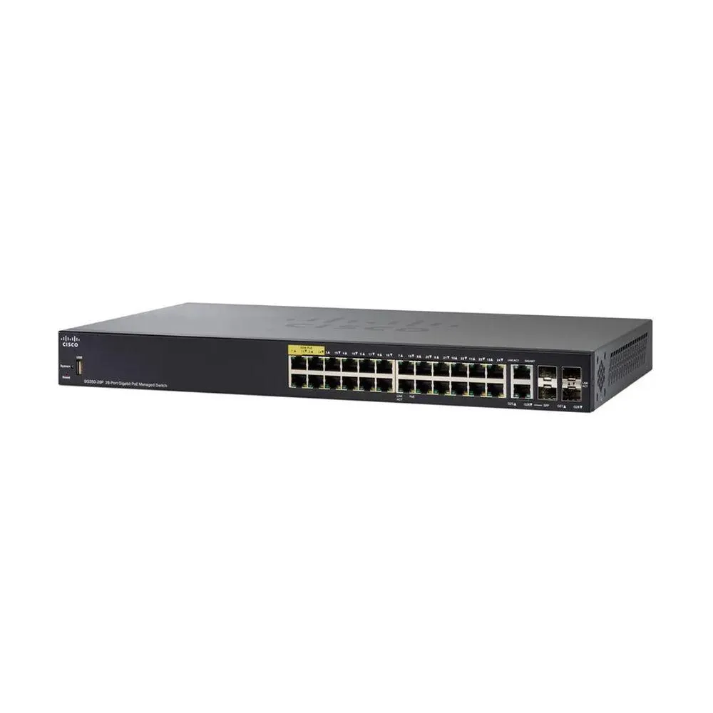 Cisco SG350-28P Gigabit PoE Management Switch