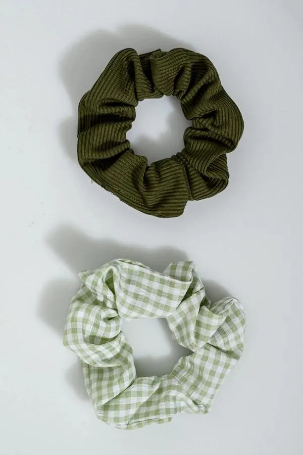 Σετ 2 scrunchies