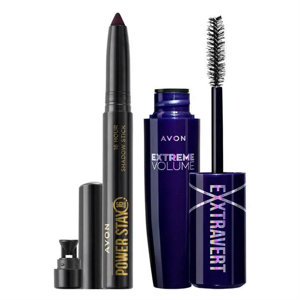Σετ Μάσκαρα Exxtravert + Σκιά σε Στικ Power Stay.