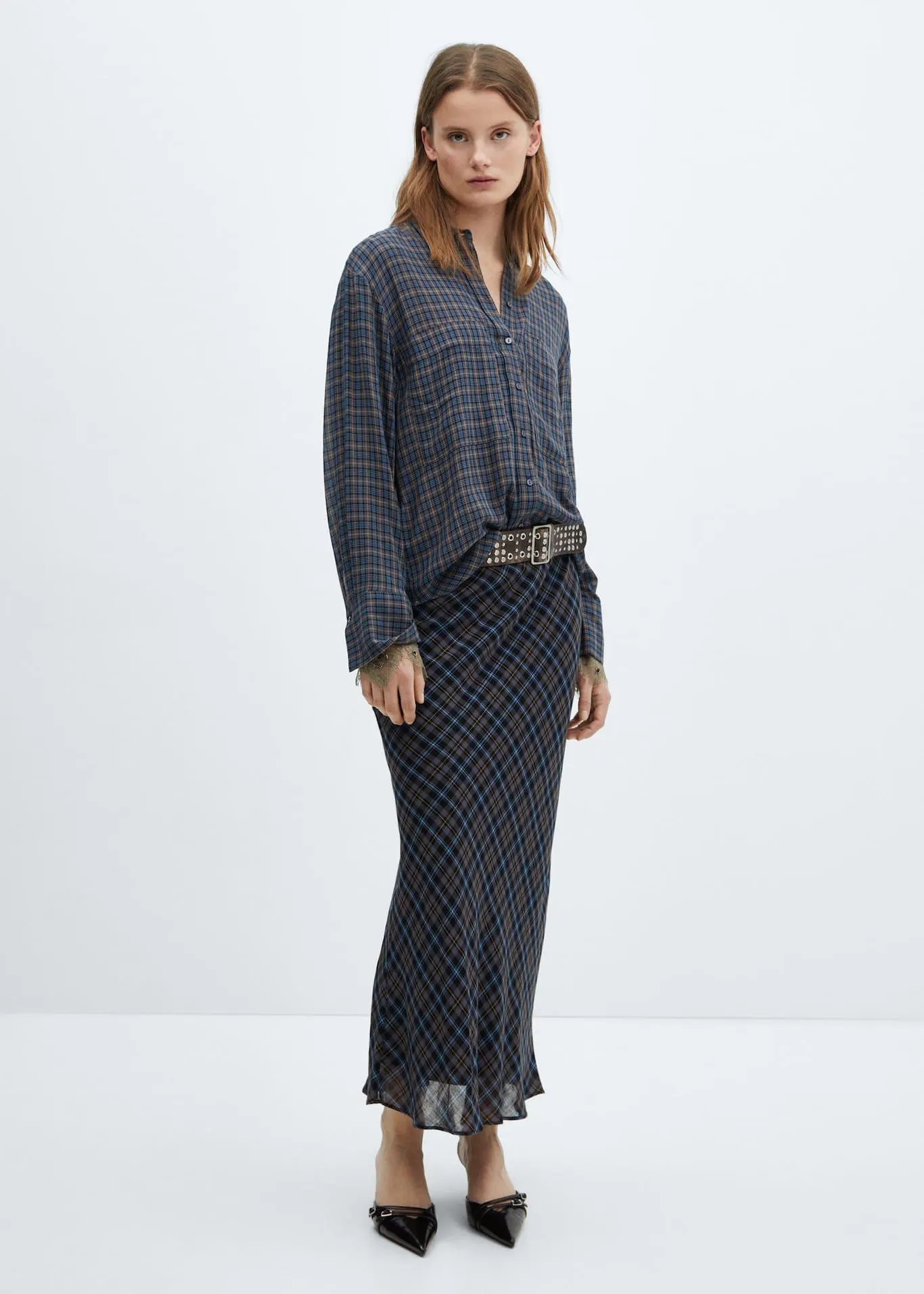 Πουκάμισο oversize καρό