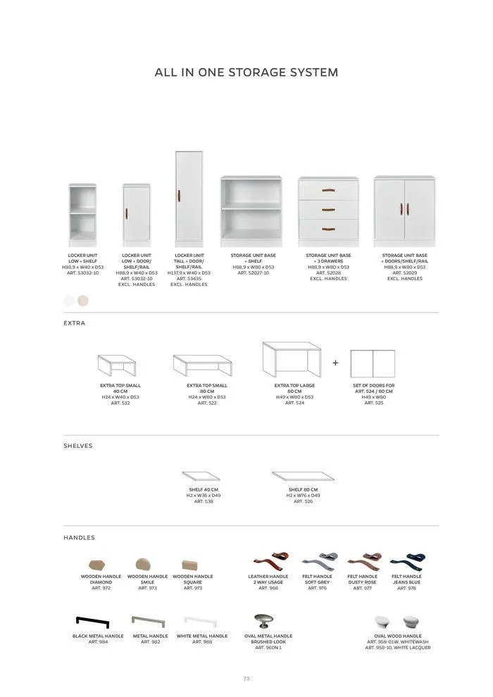 Φυλλάδιο προσφορών CATALOGUE-2023_24 από 7 Δεκεμβρίου έως 31 Δεκεμβρίου 2024 - Σελίδα 73