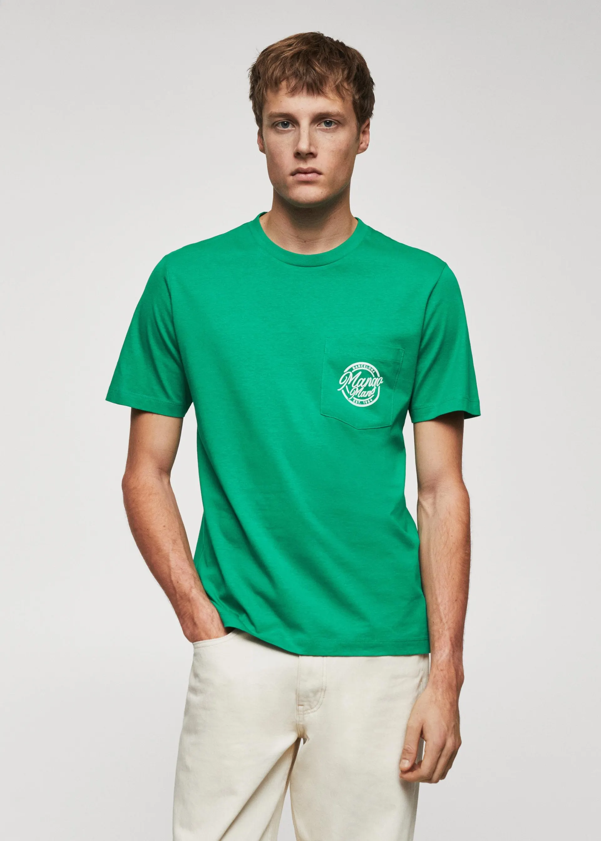 Logómintás 100% pamut póló