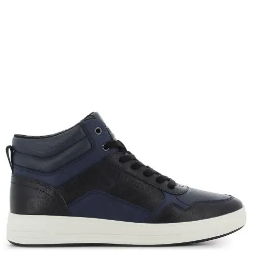 Ανδρικό μπλε sneaker μποτάκι 100000673-005