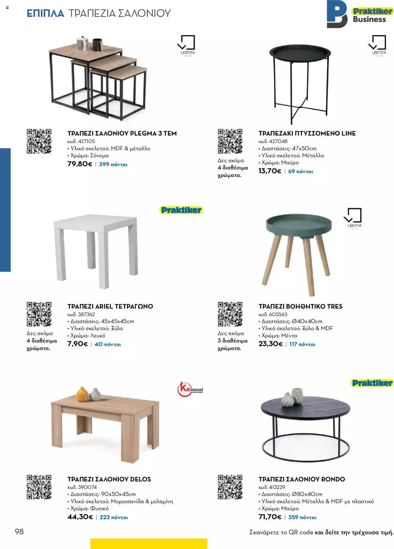 Φυλλάδιο προσφορών Praktiker - Κατάλογος Business από 16 Μαΐου έως 31 Δεκεμβρίου 2023 - Σελίδα 98