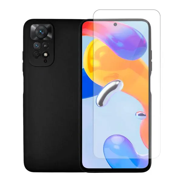 Θήκη Matte + Γυαλί Προστασίας Οθόνης με Πλαίσιο COSY για XIAOMI Redmi Note 11 Pro