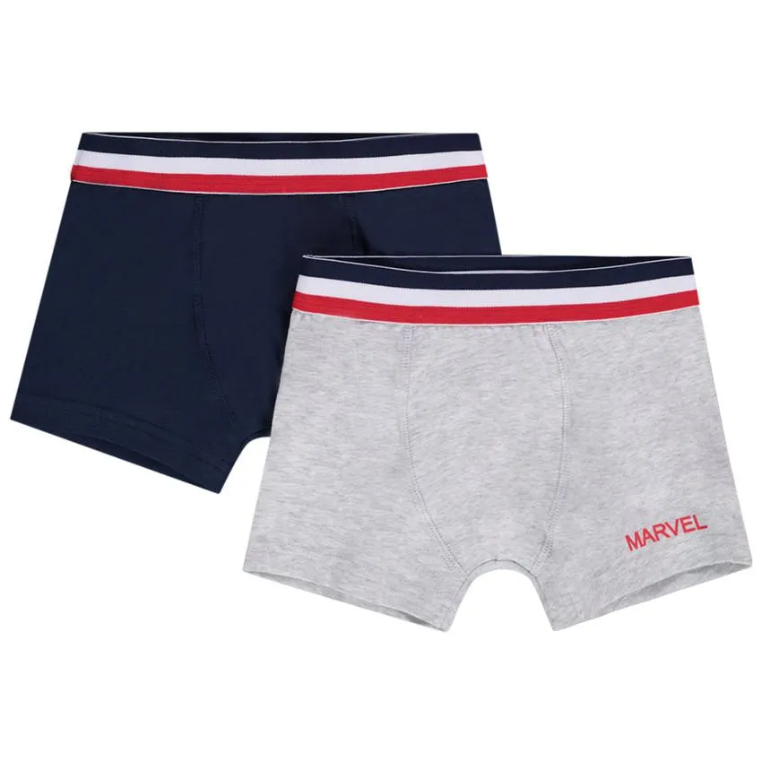 Lot de 2 boxers fantaisie Marvel pour garçon