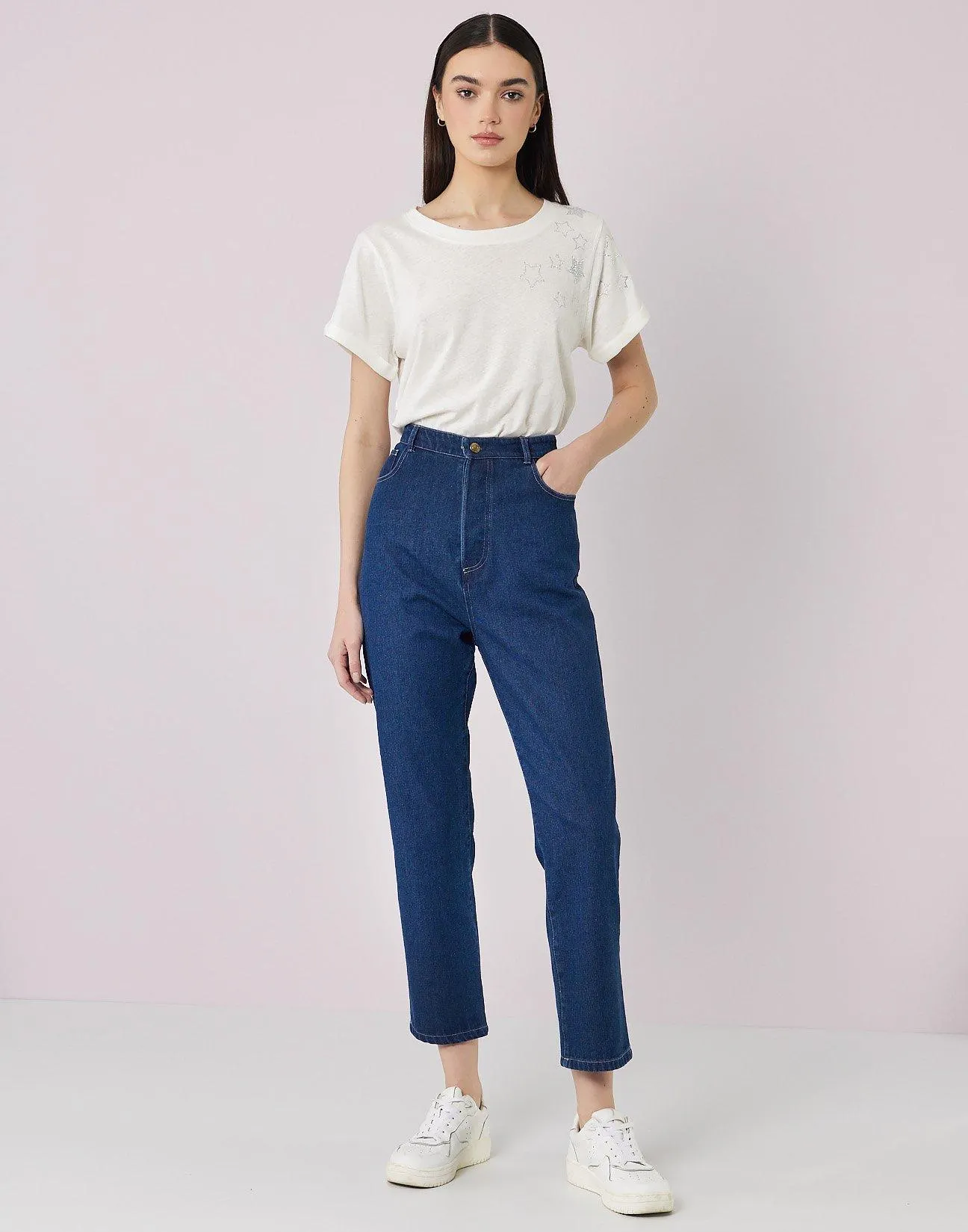 Παντελόνι τζιν με κουμπιά