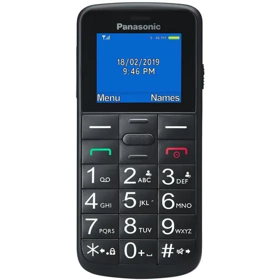 Panasonic KX-TU110 Dual Sim - Μαύρο