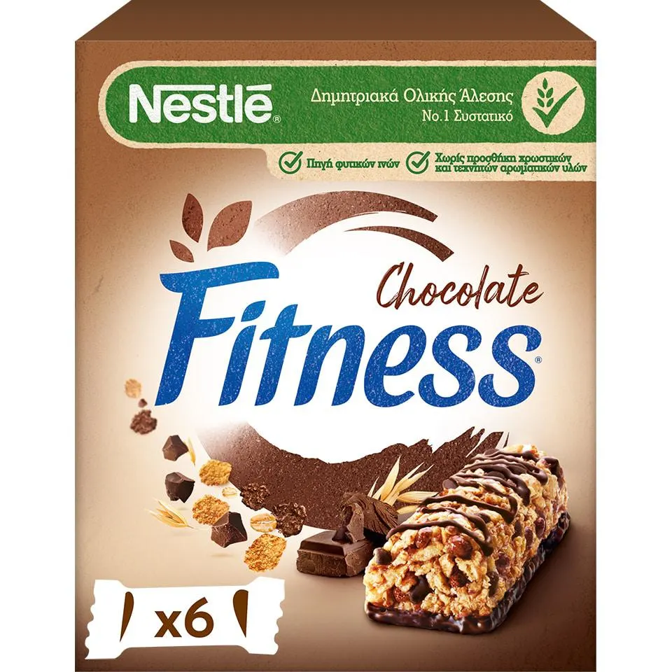 FITNESS | Μπάρες Δημητριακών Σοκολάτα 6 X 23.5gr