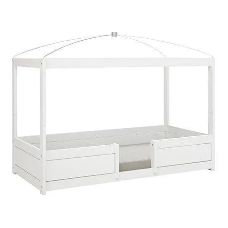 4-in-1 bed with canopy frame