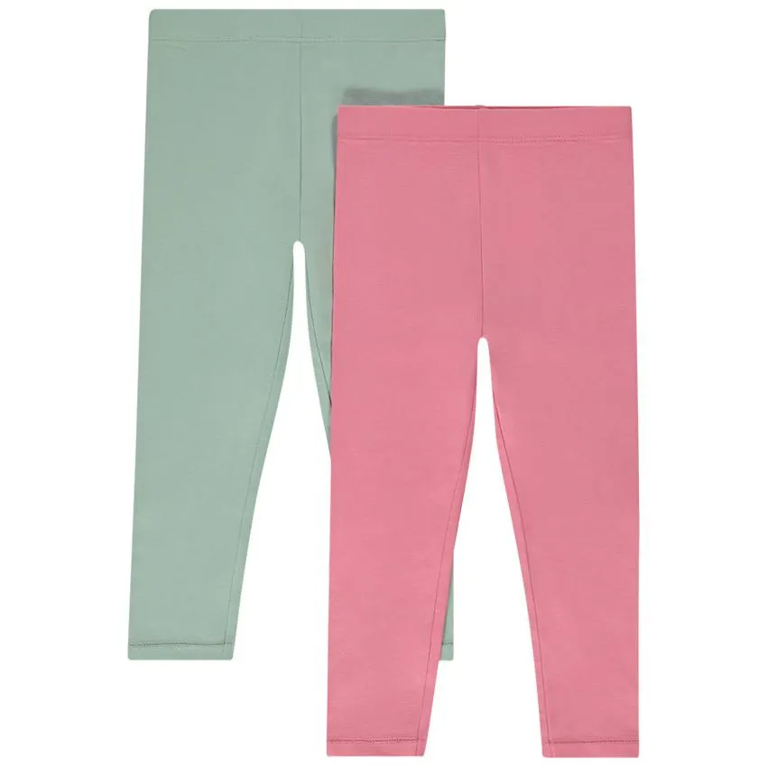 Σετ από 2 απλά μακριά κολάν για bebe κορίτσι