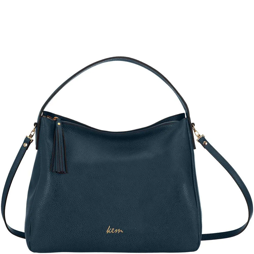 Τσάντα ώμου Olivia σε δέρμα Romance