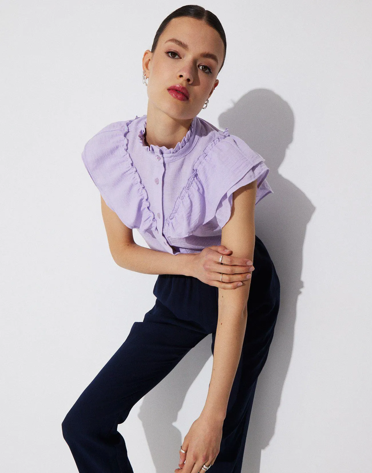 Πουκάμισο με βολάν