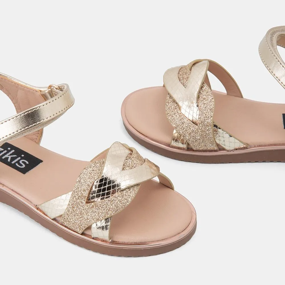 Παιδικά σανδάλια με πλεκτά λουράκια