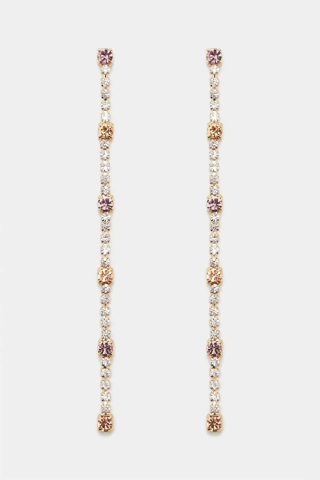LONG RHINESTONE EARRINGS