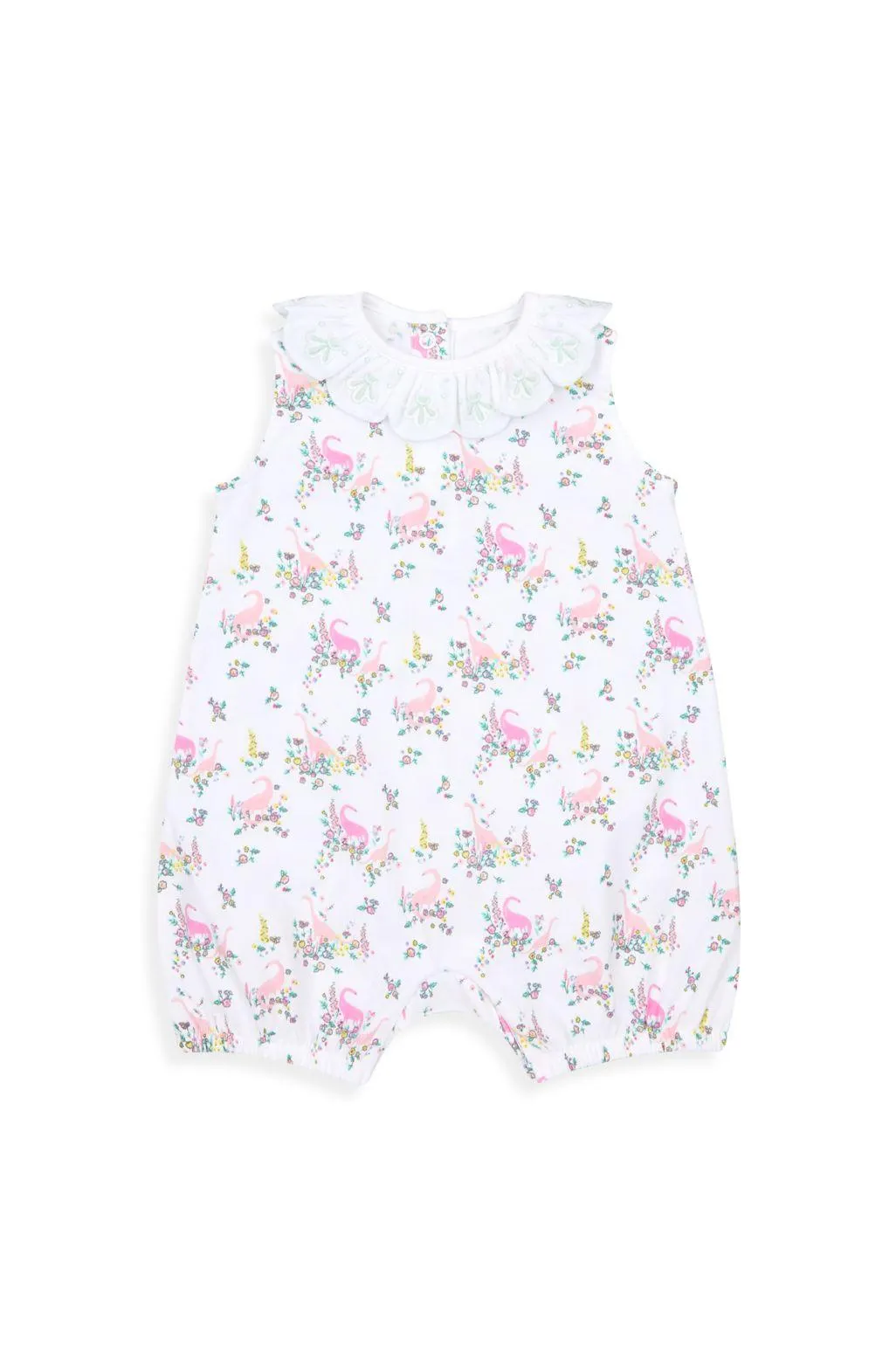 φλούο φορμάκι romper με δεινοσαυράκια