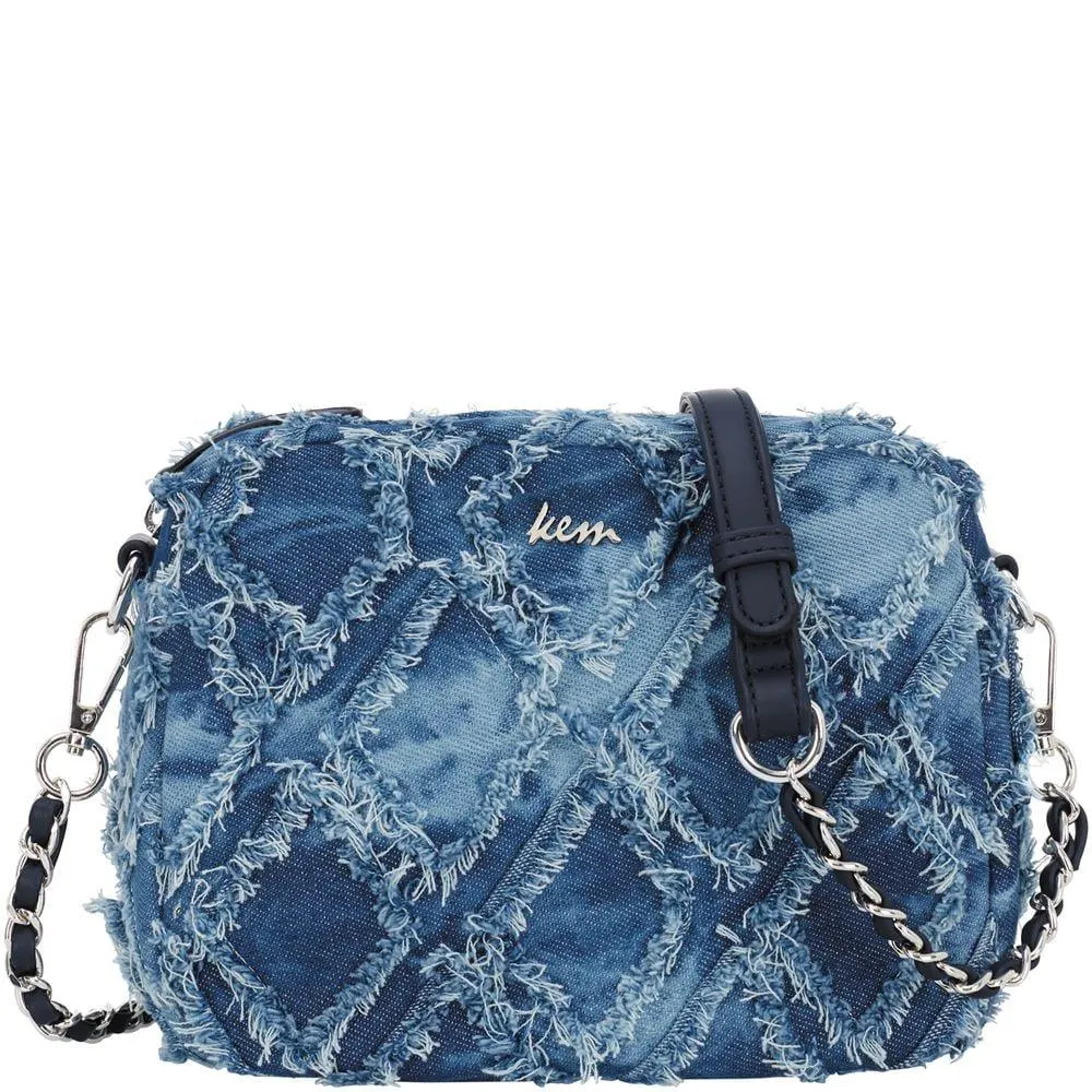 Tσάντα χιαστί σε συνθετικό υλικό Jean