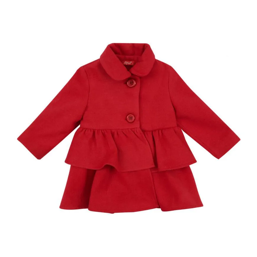 Μπεμπέ χειμερινό παλτό σε κόκκινο χρώμα -32.5502K