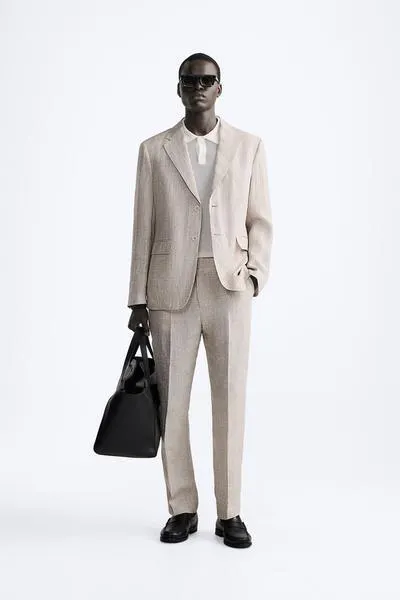 ΜΠΛΕΪΖΕΡ ΚΟΣΤΟΥΜΙΟΥ ΚΑΡΟ ΑΠΟ 100% ΛΙΝΟ