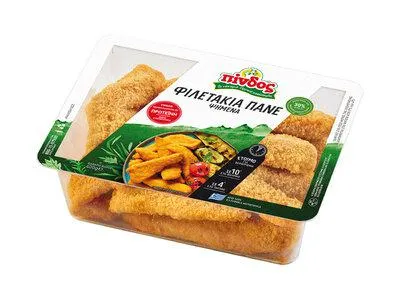 ΠΙΝΔΟΣ Φιλετάκια Πανέ Κοτόπουλο 400gr 20% Φθηνότερα