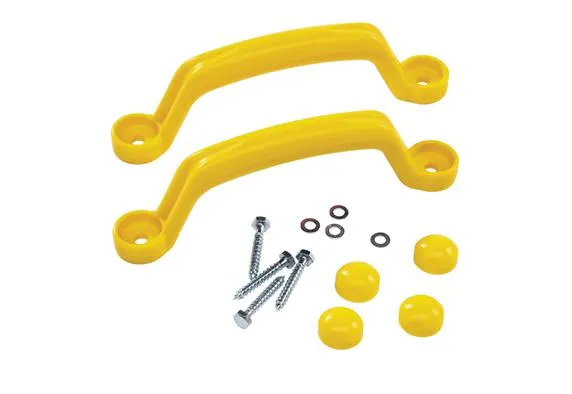 Χειρολαβή 7.5cm Κίτρινη Σετ 2 Τεμαχίων