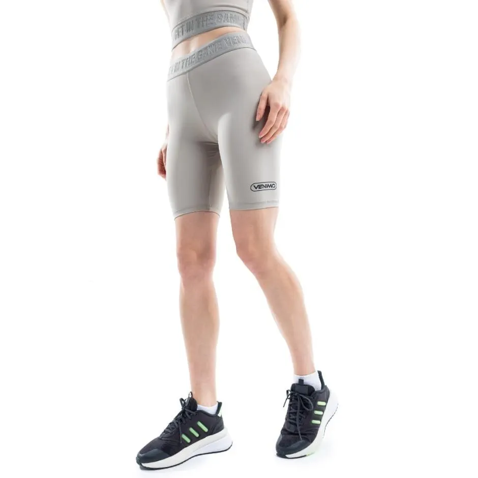 Γυναικείο Κολάν Σορτς Προπόνησης Μπεζ - VENIMO