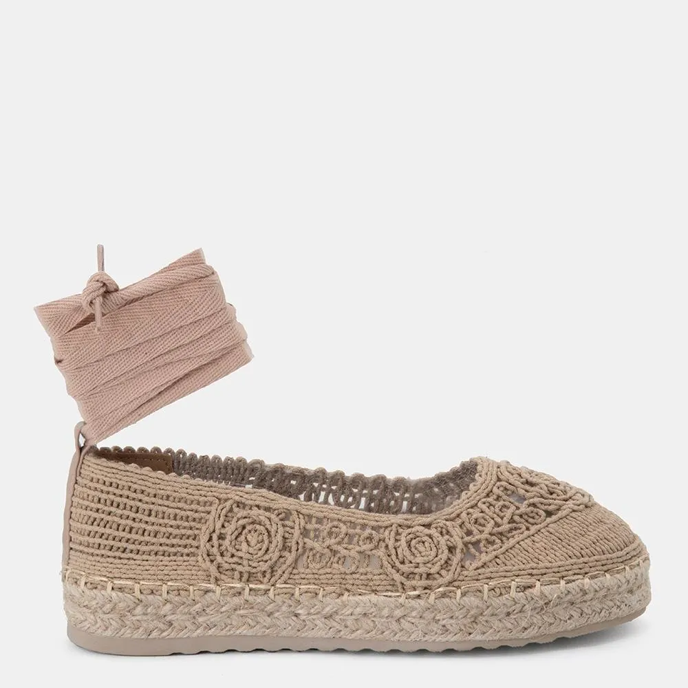 Εσπαντρίγιες με πλεκτό σχέδιο