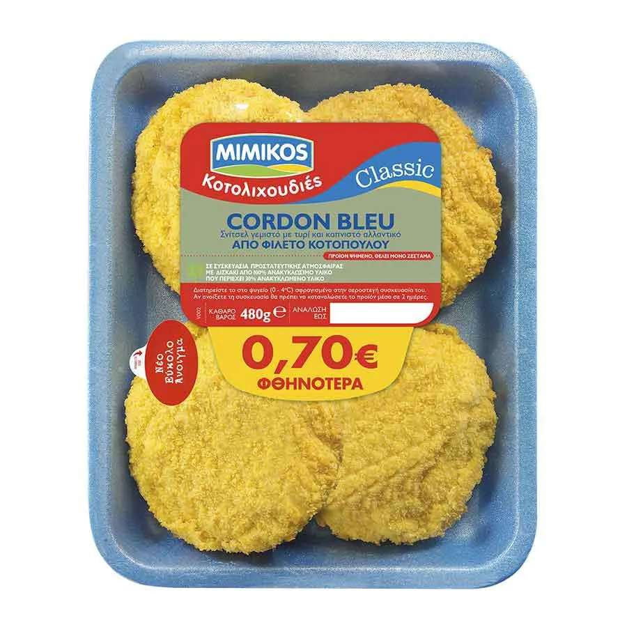 Mimikos Cordon Bleu Νωπό 480γρ. (-0,70€ Φθηνότερα)