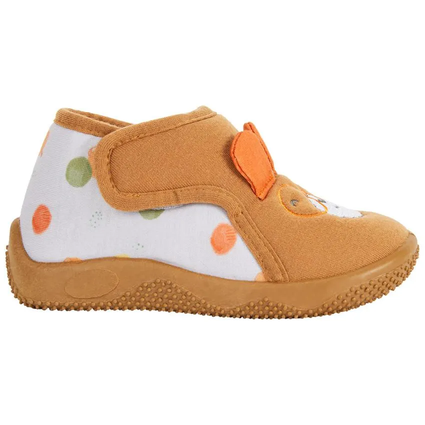 Chaussons bottillons ludiques écureuil pour bébé garçon