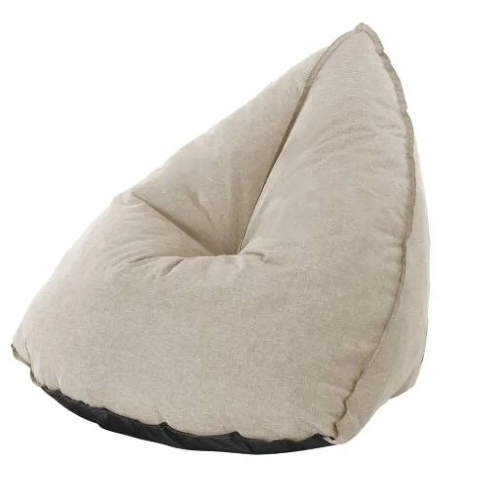 CEUTA Πολυθρόνα πουφ 92x88x81εκ. Μπεζ