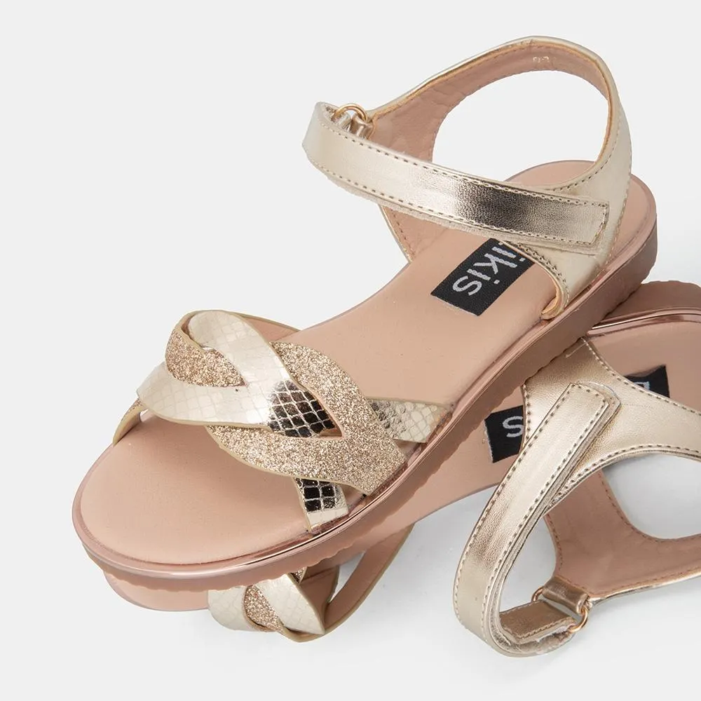 Παιδικά σανδάλια με πλεκτά λουράκια