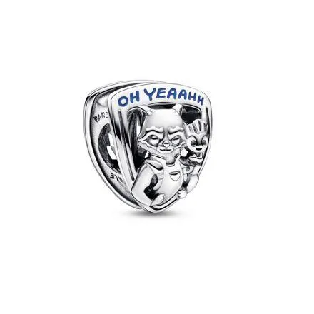 Σύμβολο ασ. 925 με μπλε σμάλτο, Marvel Rocket and Groot