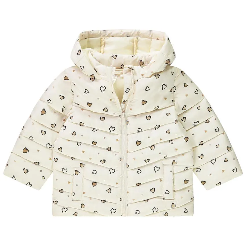Μπουφάν λεπτό με σχέδιο στίγματα για bebe κορίτσι