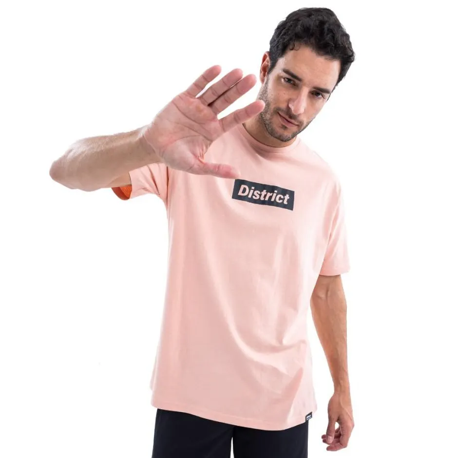 District75 Ροζ - Ανδρική Κοντομάνικη Μπλούζα