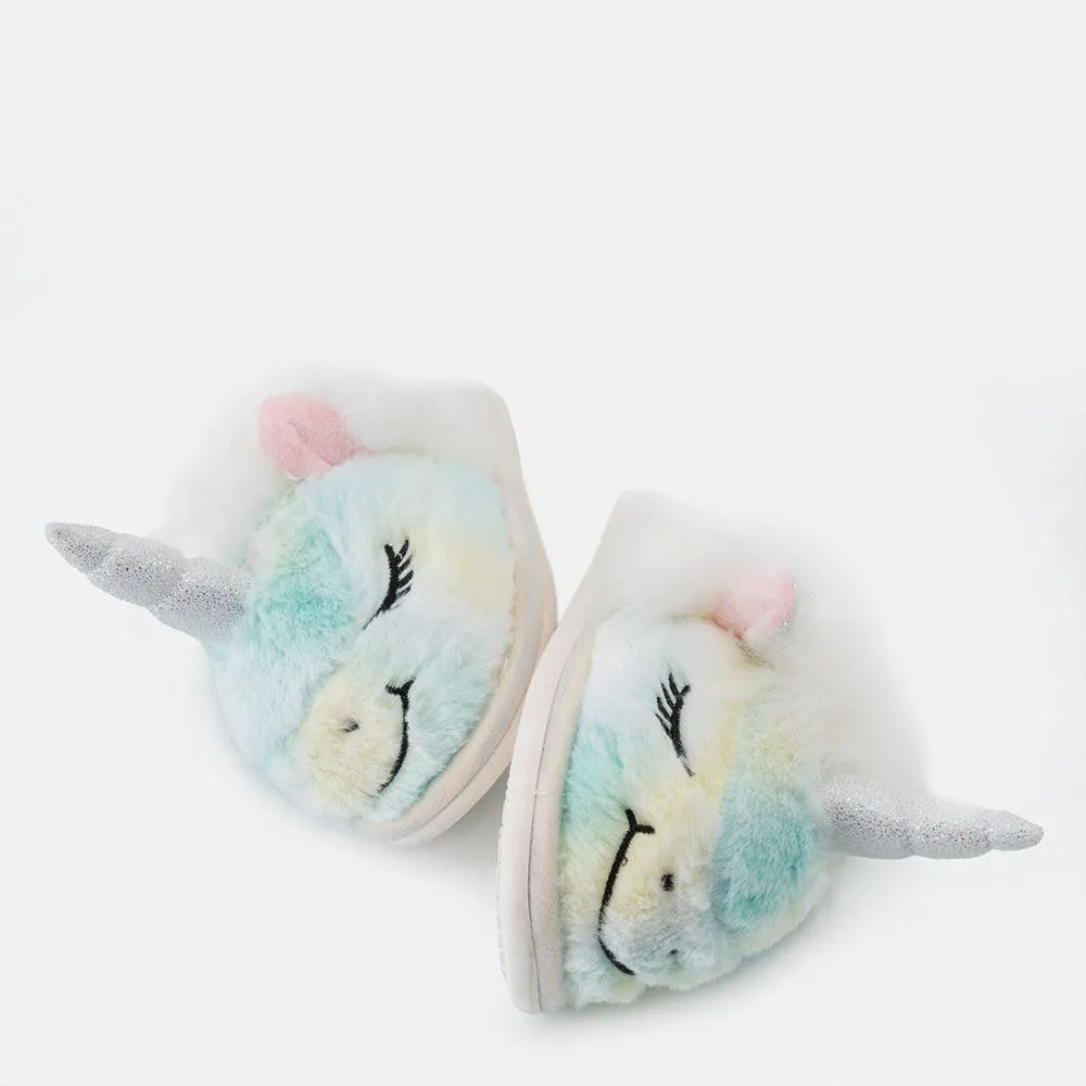 Παιδικές παντόφλες μονόκερος