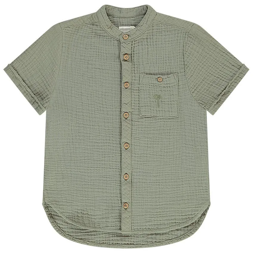 Πουκάμισο κοντομάνικο σε Βαμβακερή γάζα για αγόρι