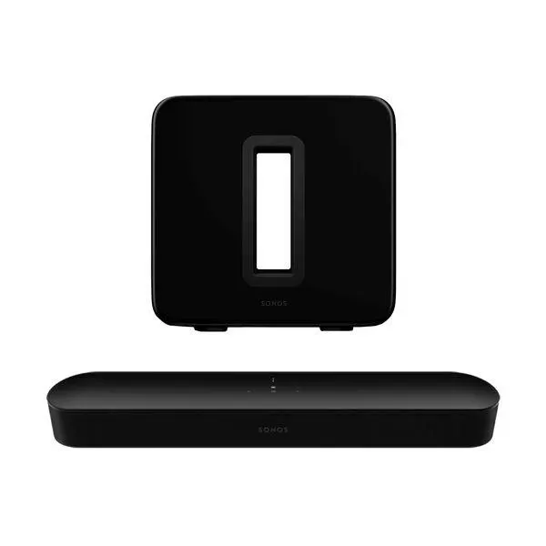 Sonos Beam (Gen2) Black & Sub (Gen3) Black