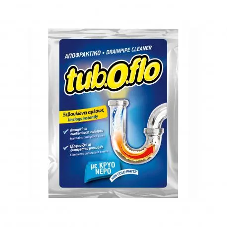 Tuboflo αποφρακτικό σκόνη για σωλήνες με κρύο νερό (60g)